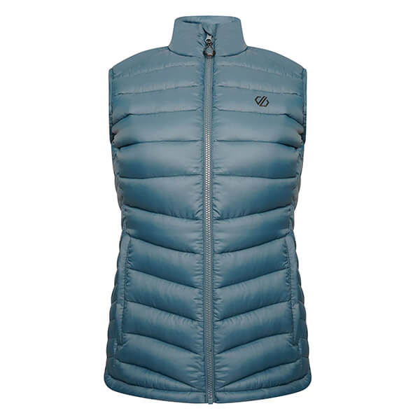 Dare 2b Womens Deter Waterproof Padded Gilet Orion Grey Size 8