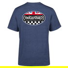 Old Guys Rule British Built II T-Shirt Heather Navy Medium