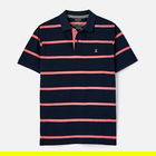 Joules Mens Navy Peach Stripe Filbert Polo Shirt Size XL