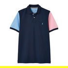 Joules Mens French Navy Colour Block Woody Polo Shirt Size XL