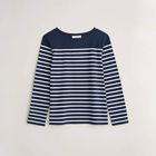 Seasalt Sailor Shirt Falmouth Breton Maritime Chalk Size 12