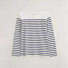 Seasalt Sailor Shirt Falmouth Breton Chalk Maritime Size 12