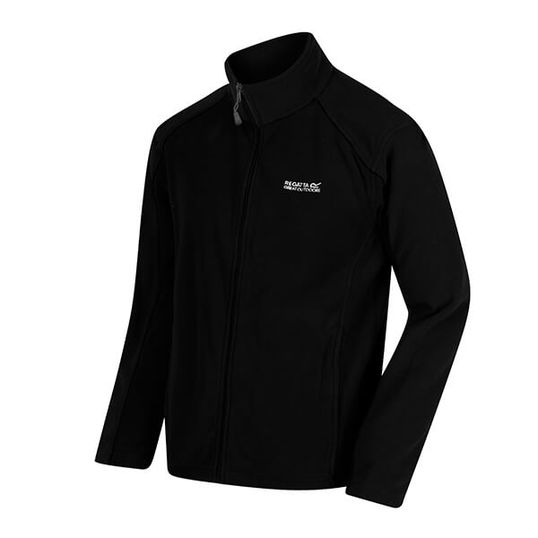 Regatta Mens Hedman II Heavyweight Full Zip Fleece Black Size L