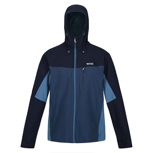 Regatta Mens Birchdale Waterproof Jacket Blue Wing Navy Size L