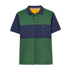 Joules Mens Dark Green Colour Block Woody Polo Shirt Size XXL