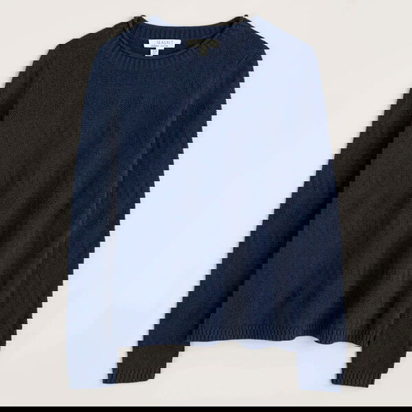 Seasalt Kinter Organic Cotton Jumper Maritime Size 18