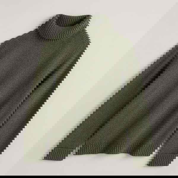 Seasalt Braque Jumper Merino Light Olive Size 8