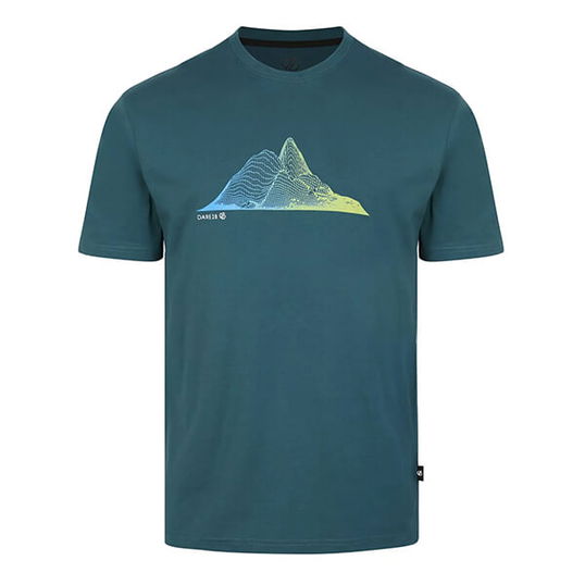 Dare 2b Mens Movement Graphic T-Shirt Mediterranean Green Size M