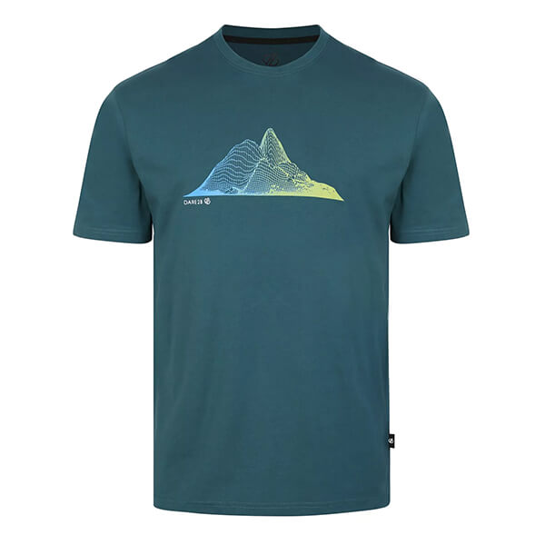 Dare 2b Mens Movement Graphic T-Shirt Mediterranean Green Size XXL