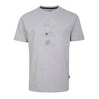 Dare 2b Mens Evidential Graphic T-Shirt Ash Grey Marl Size M