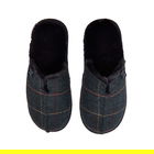 Joules Navy Tweed Furlton Tweed Mule Slipper Size S
