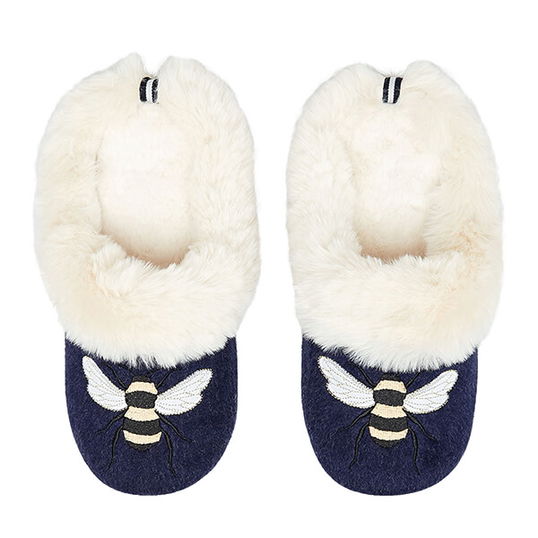 Joules Bee Slippet Luxe Slip On Character Slippers Size L