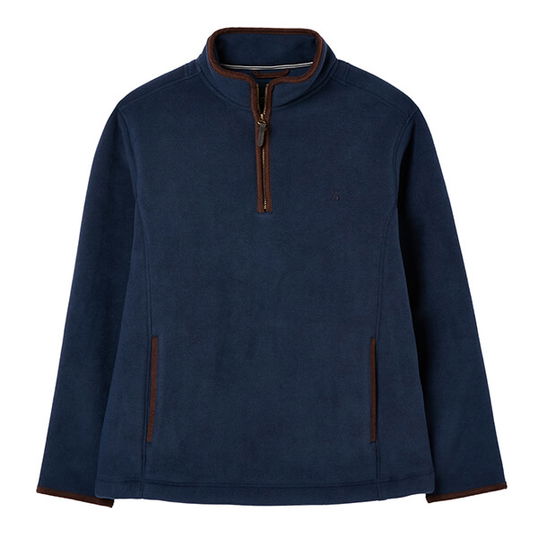 Joules Marine Navy Coxton Quarter Zip Fleece Sweatshirt Size M