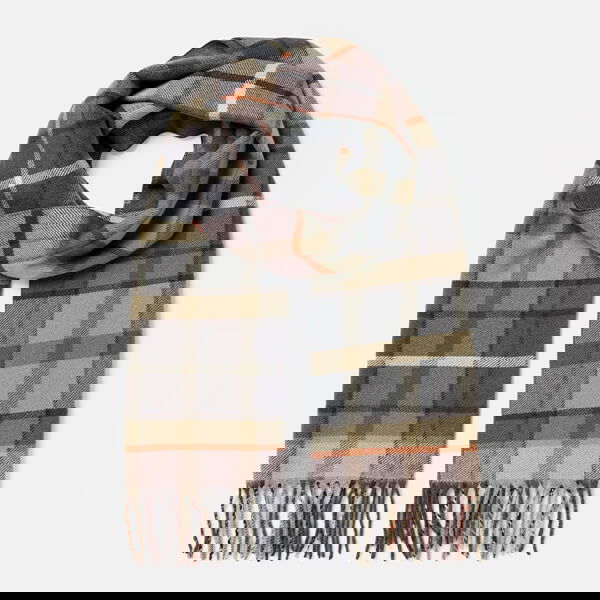 Joules Grey Check Langtree Scarf