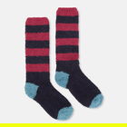 Joules French Navy Fluffy Sock Size 4-8