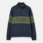 Joules Mens French Navy Milton Quarter Zip Sweatshirt