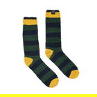 Joules Mens Green Blue Stripe Fluffy Socks