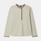 Joules Lurex Olive Daphne Striped Top