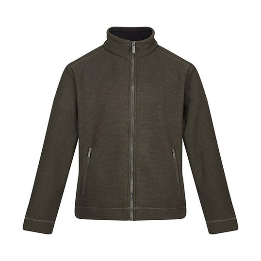 Regatta Mens Garrian II Full Zip Fleece Khaki Size L