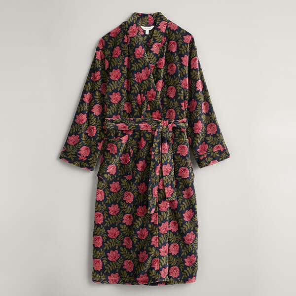 Seasalt Hushing Gown Tossed Blooms Maritime Size L