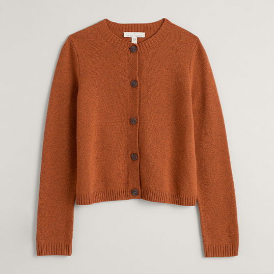 Seasalt Tern Tide Cardigan Rusted Size 10