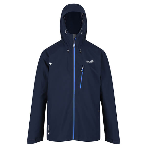 Regatta Men's Birchdale Waterproof Jacket Navy Nautical Blue Size M