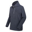 Regatta Navy/Silver Solenne Half Zip Stripe Fleece Size 10