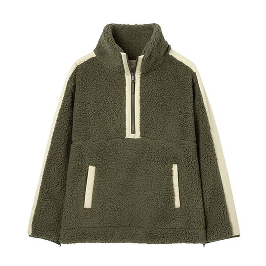 Joules Dark Olive Tilly Chunky Fleece Size 12