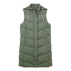 Lighthouse Savannah Long Gilet Khaki