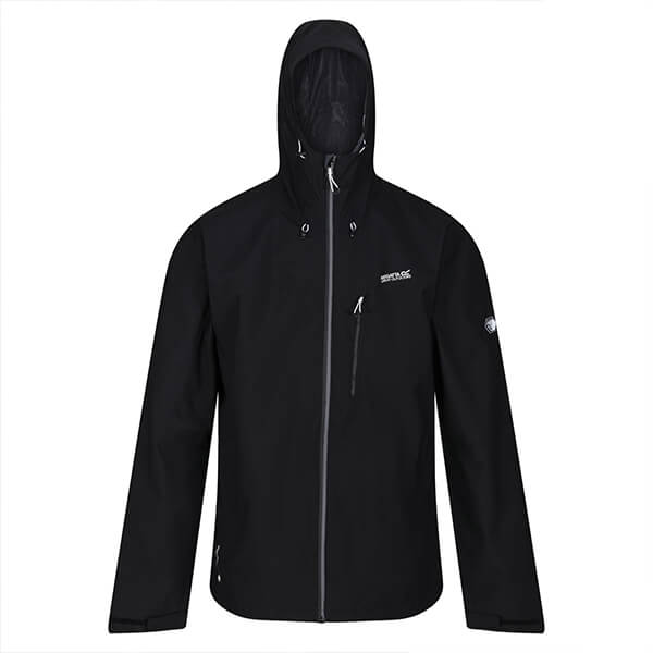 Regatta Mens Birchdale Waterproof Jacket Black Magnet Size XL