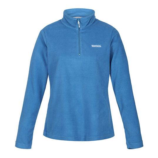 Regatta Womens Sweethart Lightweight Half Zip Fleece Vallarta Blue Size 8