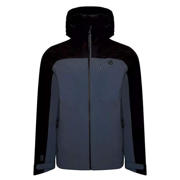 Dare 2b Mens Diluent Recycled Waterproof Jacket Orion Grey Black Size L