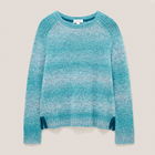 White Stuff Space Dye Jumper Teal Multi Size 14