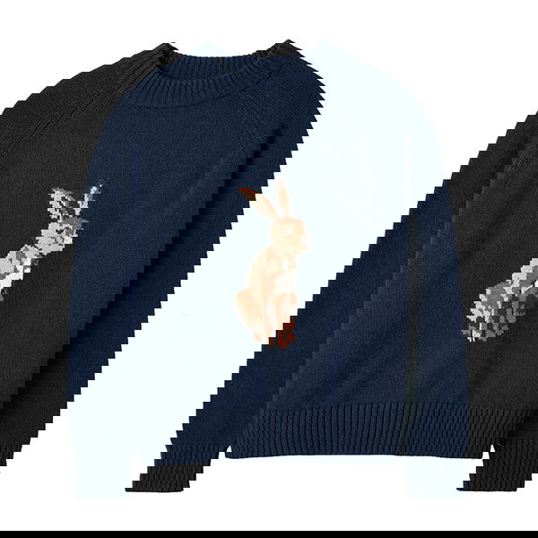 Joules Navy Blue Margot Intarsia Jumper Size 8