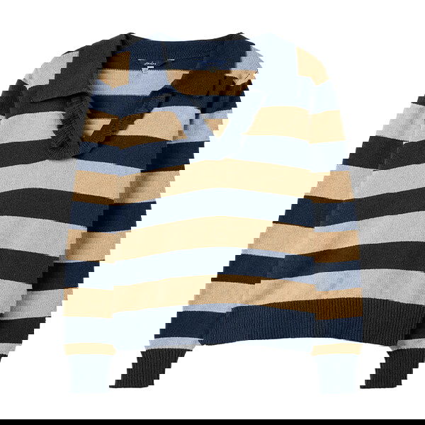 Joules Oat Stripe Maddie Striped V Neck Jumper Size 16
