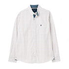 Joules Mens White Check Abbott Long Sleeve Classic Fit Shirt Size XL