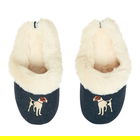 Joules French Navy Slippet Luxe Slippers Size S