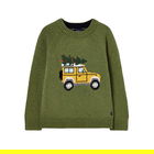 Joules Kids Green Cracking Festive Jumper Size 1-2y