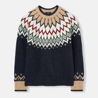 Joules Navy Etta Fair Isle Jumper Size 18
