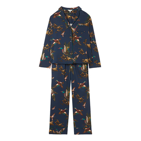 Joules Navy Bird Alma Pyjamas Size S