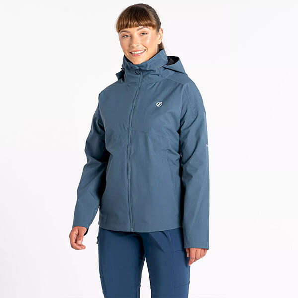 Dare 2b Womens Trail Waterproof Jacket Orion Grey Size 18