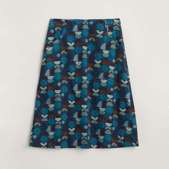Seasalt Forest View Skirt Harbour Forms Maritime Size 12