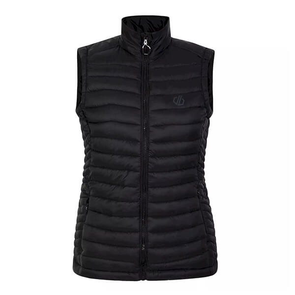 Dare 2b Womens Deter Waterproof Padded Gilet Black Size 8