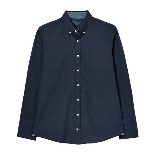 Joules Mens French Navy Oxford Classic Fit Shirt Size L