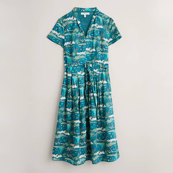 Seasalt Top Terrace Dress Cornish Coves Atlantic Size 10