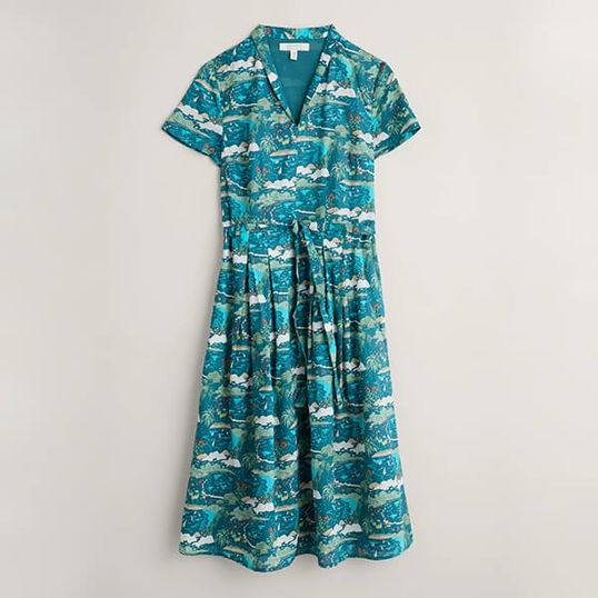 Seasalt Top Terrace Dress Cornish Coves Atlantic Size 12