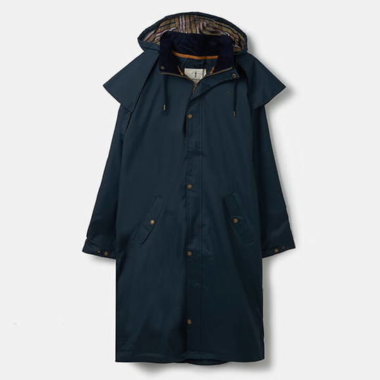 Lighthouse Stockman Mens Navy Full Length Raincoat Size L