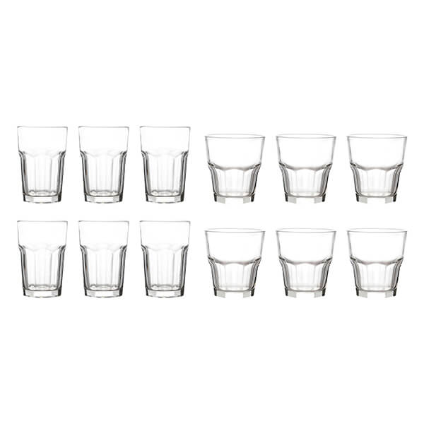 Ravenhead Manhattan 12 Piece Tumbler Set