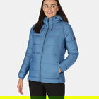 Regatta Womens Toploft II Hooded Puffer Jacket Vallarta Blue Size 14