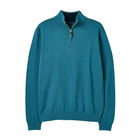 Joules Mens Blue Marl Hillside Quarter Zip Funnel Neck Jumper Size XXL